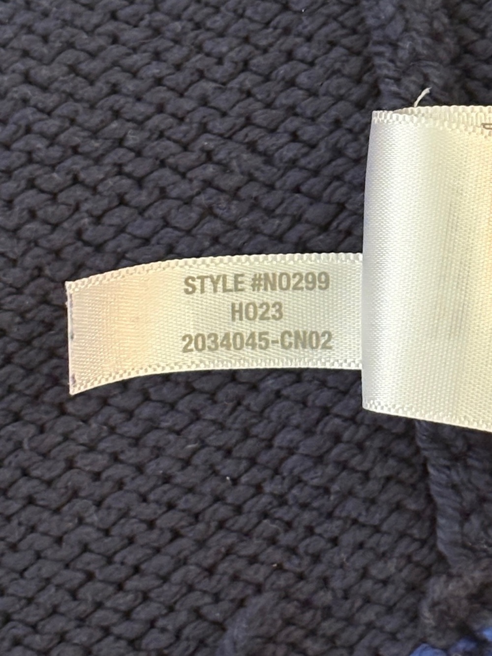 Madewell Landscape Colorblock Chunky Knit Sweater XL Blue White Navy - Picture 5 of 5